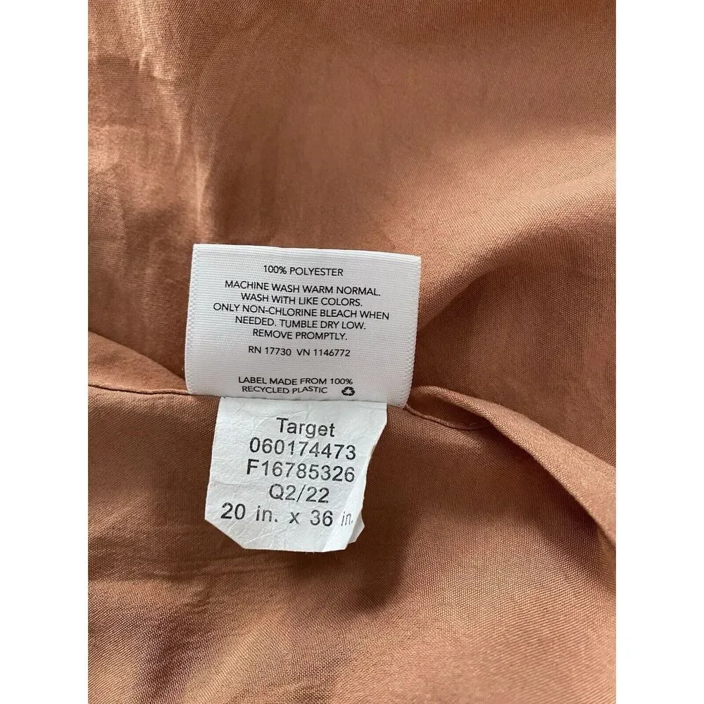 Threshold Velour Terracotta Bed Pillow Sham